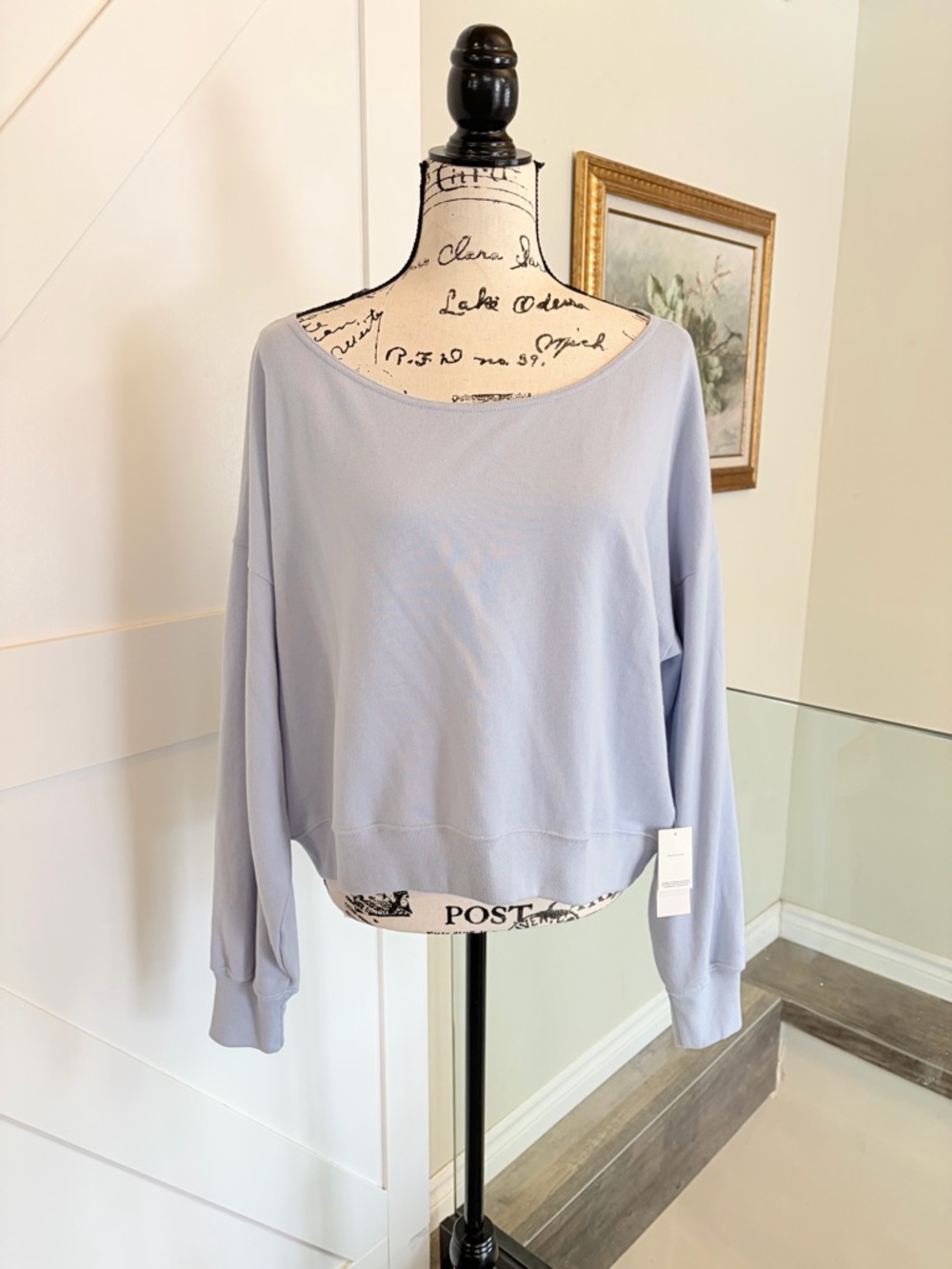 Hollister Women's Sky Blue Sweatshirt